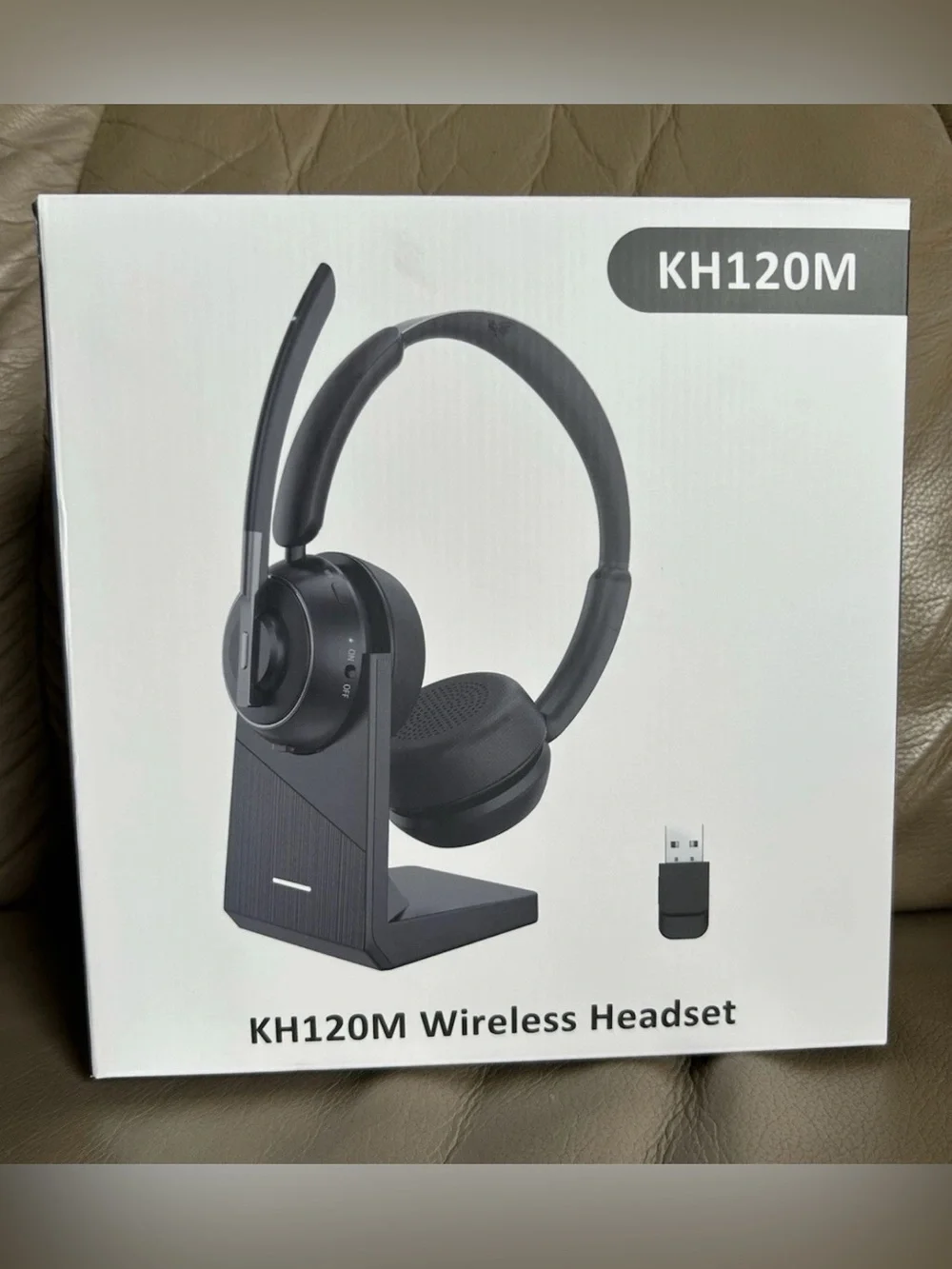 PrancyBt Wireless Bluetooth Headset Upgraded Version AI Noise Cancelling Mic